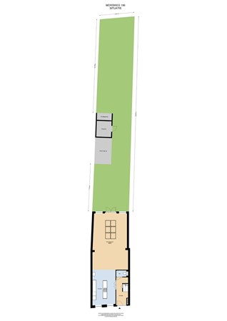 Floorplan - Morsweg 196, 2332 ET Leiden
